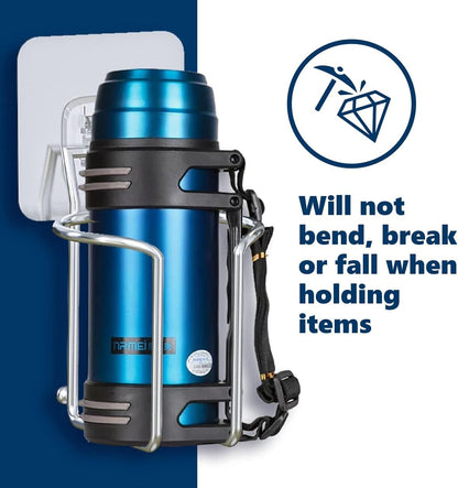 Screw Mount Large Cup, Water Bottle & Tumbler Holder Organizer
