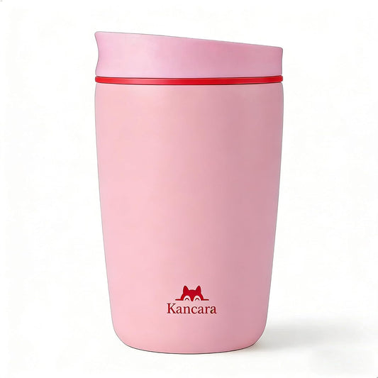 12 oz coffee tumbler Insulated coffee mug with lid Slider Insulated Stainless Steel Coffee Tumbler, Travel Mug for Hot and Iced Beverages insulated travel coffee mug (pink)