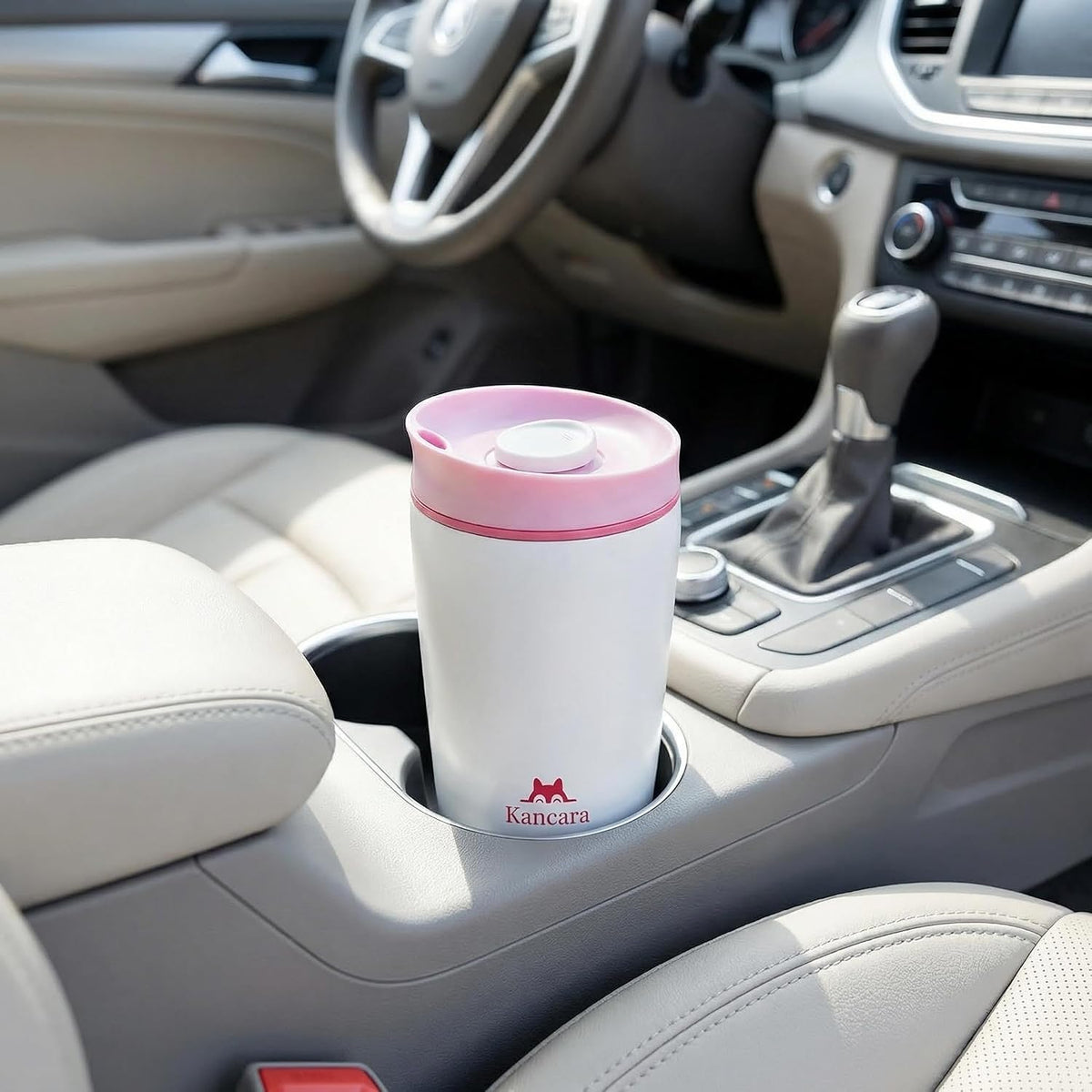 12 oz coffee tumbler Insulated coffee mug with lid Slider Insulated Stainless Steel Coffee Tumbler, Travel Mug for Hot and Iced Beverages insulated travel coffee mug (pink)