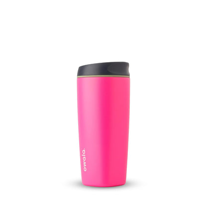 SmoothSip Insulated Travel Coffee Cup 20 oz Watermelon Breeze