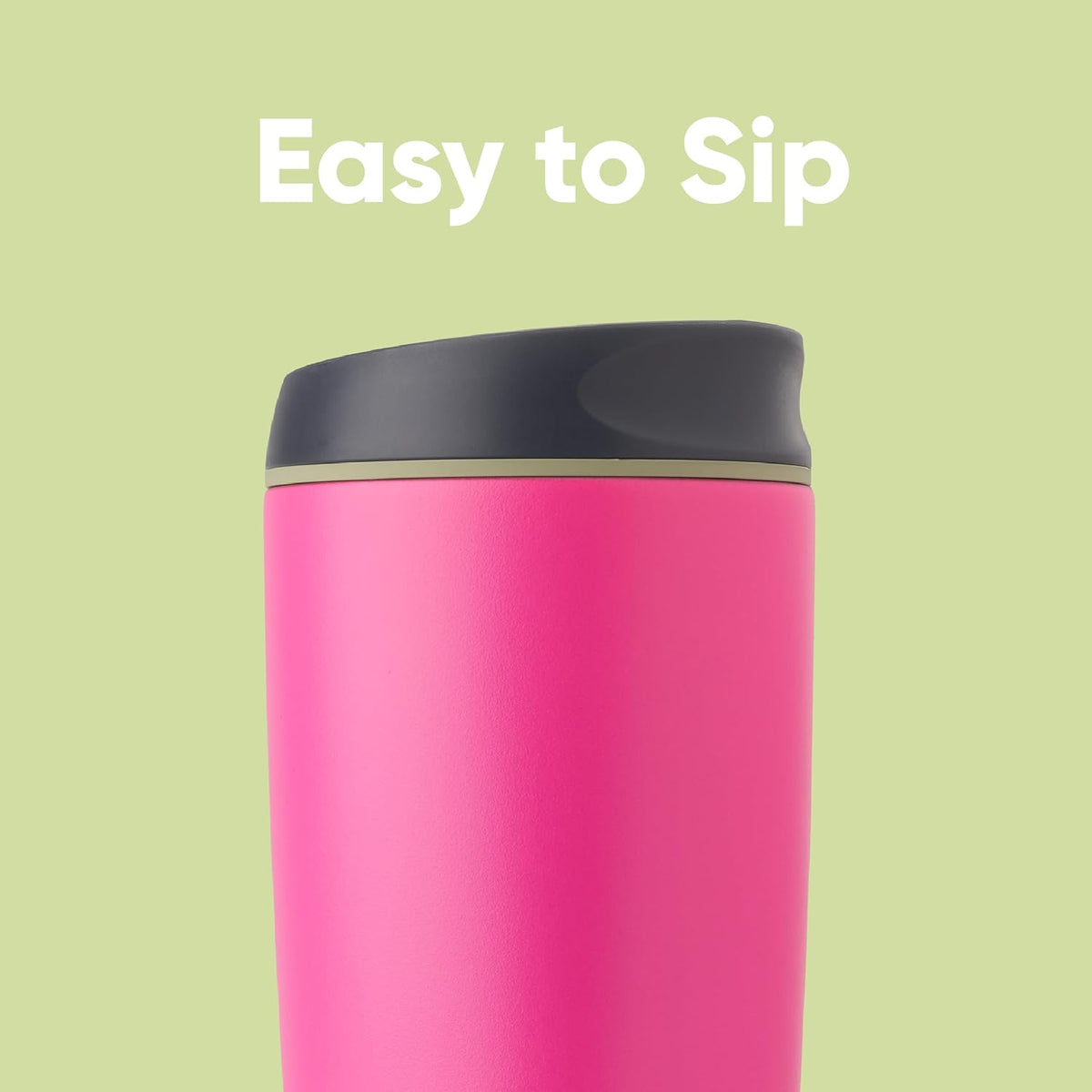 SmoothSip Insulated Travel Coffee Cup 20 oz Watermelon Breeze