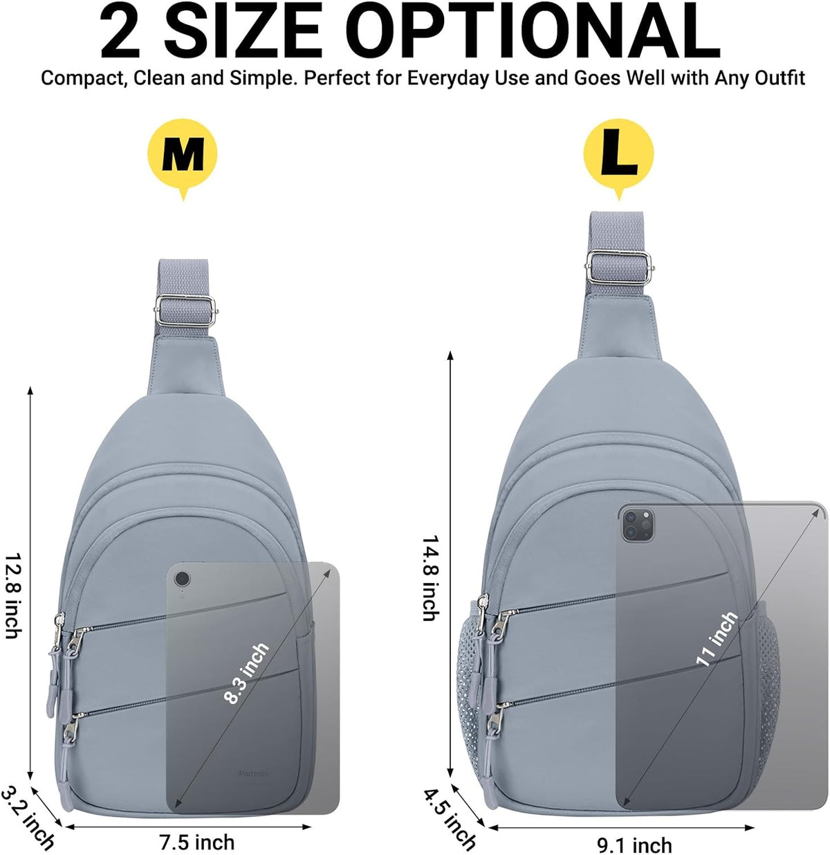Crossbody Bags for Women, Sling Bag for Men