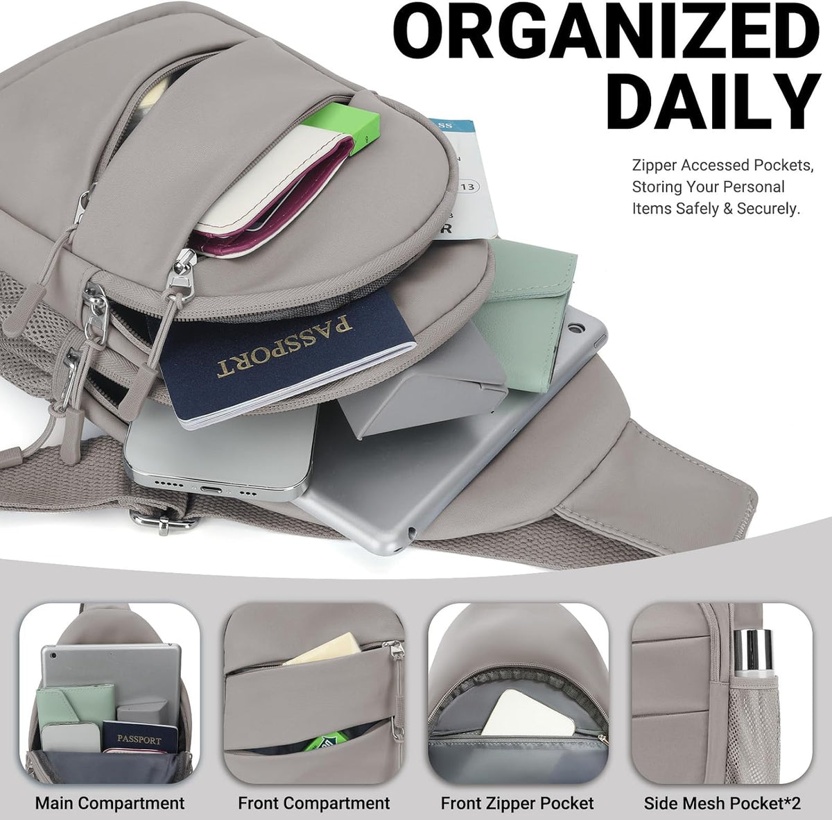Crossbody Bags for Women, Sling Bag for Men
