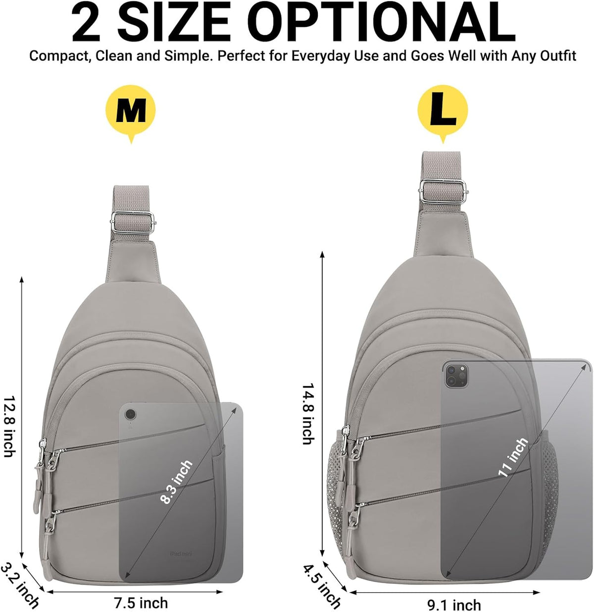 Crossbody Bags for Women, Sling Bag for Men