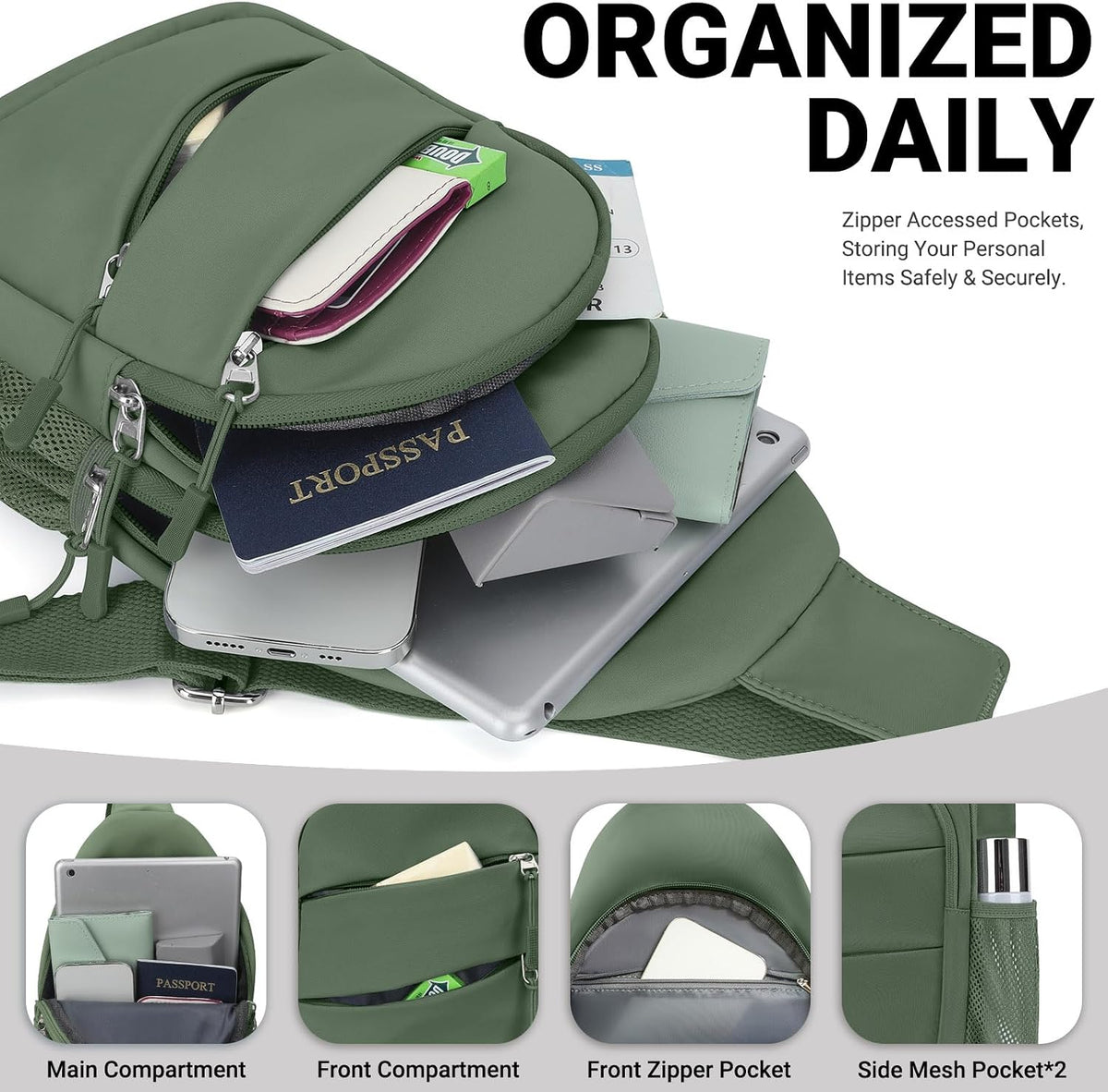 Crossbody Bags for Women, Sling Bag for Men