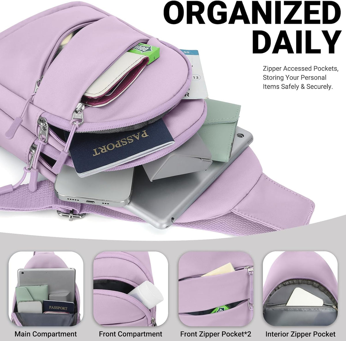 Crossbody Bags for Women, Sling Bag for Men