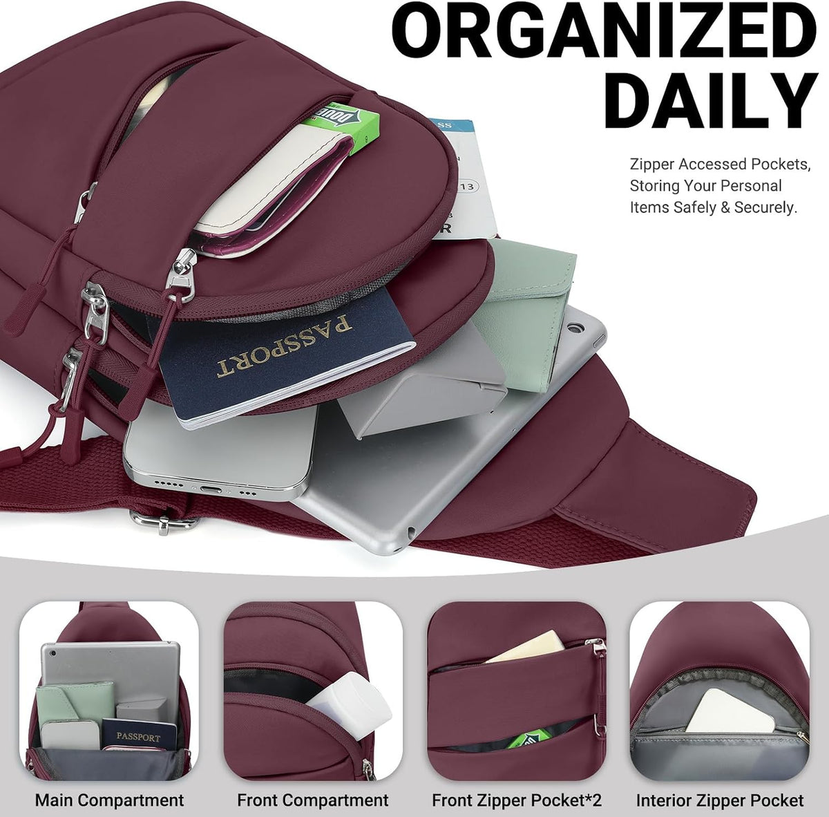 Crossbody Bags for Women, Sling Bag for Men