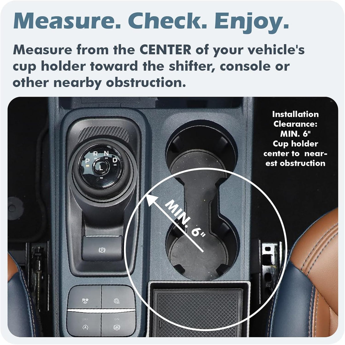 Car Cup Holder Tray, 3 in 1 Cup Holder Expander Adapter for Car, 360° Rotating 10.5" Car Food Tray Eating Table, Road Trip Essentials Fits Yeti, Hydro Flask 16-46 oz Large Water Bottles