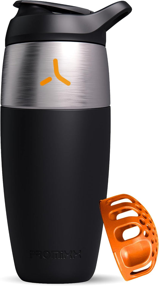 Pursuit Stainless Steel Shaker Bottle 32oz, Black