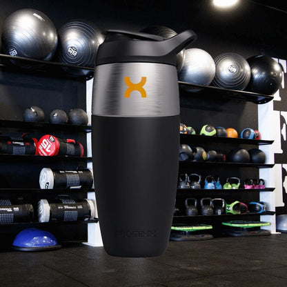Pursuit Stainless Steel Shaker Bottle 32oz, Black