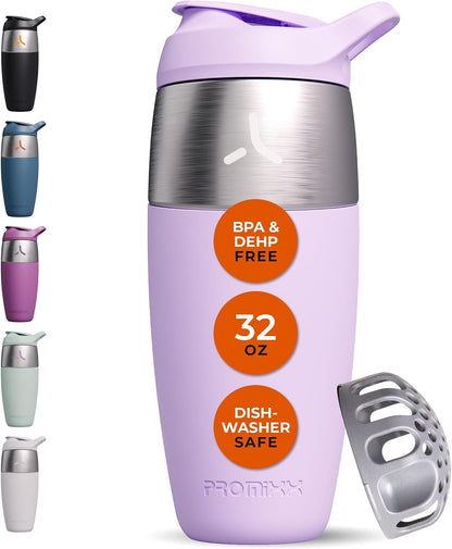 Pursuit Stainless Steel Shaker Bottle 32oz, Black
