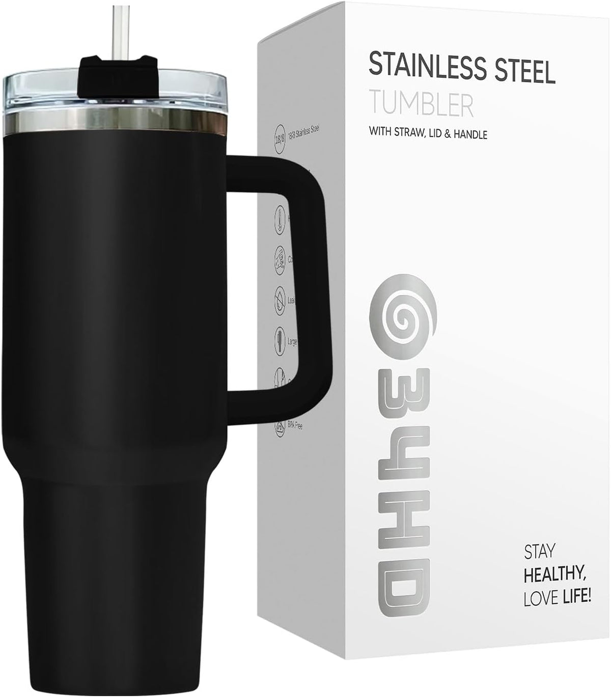 Dumpster Fire This Little 40 oz Tumbler with Handle, Spooky Lover Gift | Gifts for Him Her, Friends & Coworkers