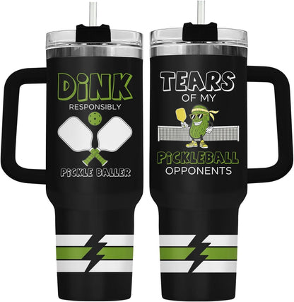 Dumpster Fire This Little 40 oz Tumbler with Handle, Spooky Lover Gift | Gifts for Him Her, Friends & Coworkers