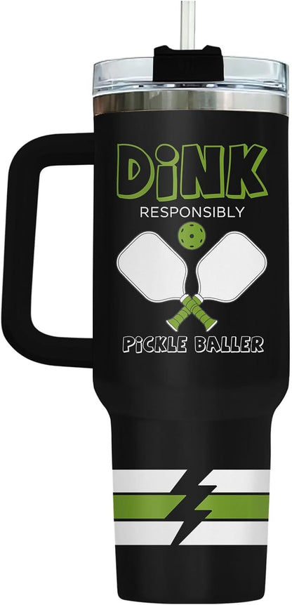 Dumpster Fire This Little 40 oz Tumbler with Handle, Spooky Lover Gift | Gifts for Him Her, Friends & Coworkers