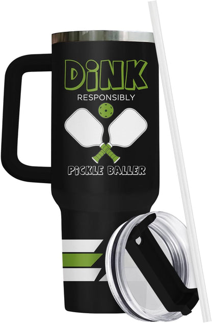 Dumpster Fire This Little 40 oz Tumbler with Handle, Spooky Lover Gift | Gifts for Him Her, Friends & Coworkers