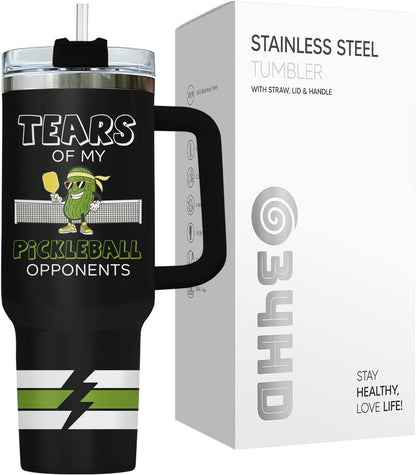 Dumpster Fire This Little 40 oz Tumbler with Handle, Spooky Lover Gift | Gifts for Him Her, Friends & Coworkers