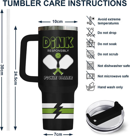 Dumpster Fire This Little 40 oz Tumbler with Handle, Spooky Lover Gift | Gifts for Him Her, Friends & Coworkers