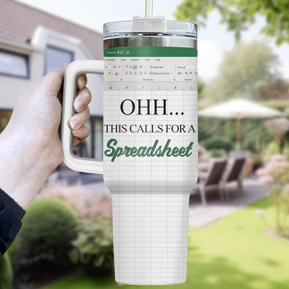 Dumpster Fire This Little 40 oz Tumbler with Handle, Spooky Lover Gift | Gifts for Him Her, Friends & Coworkers