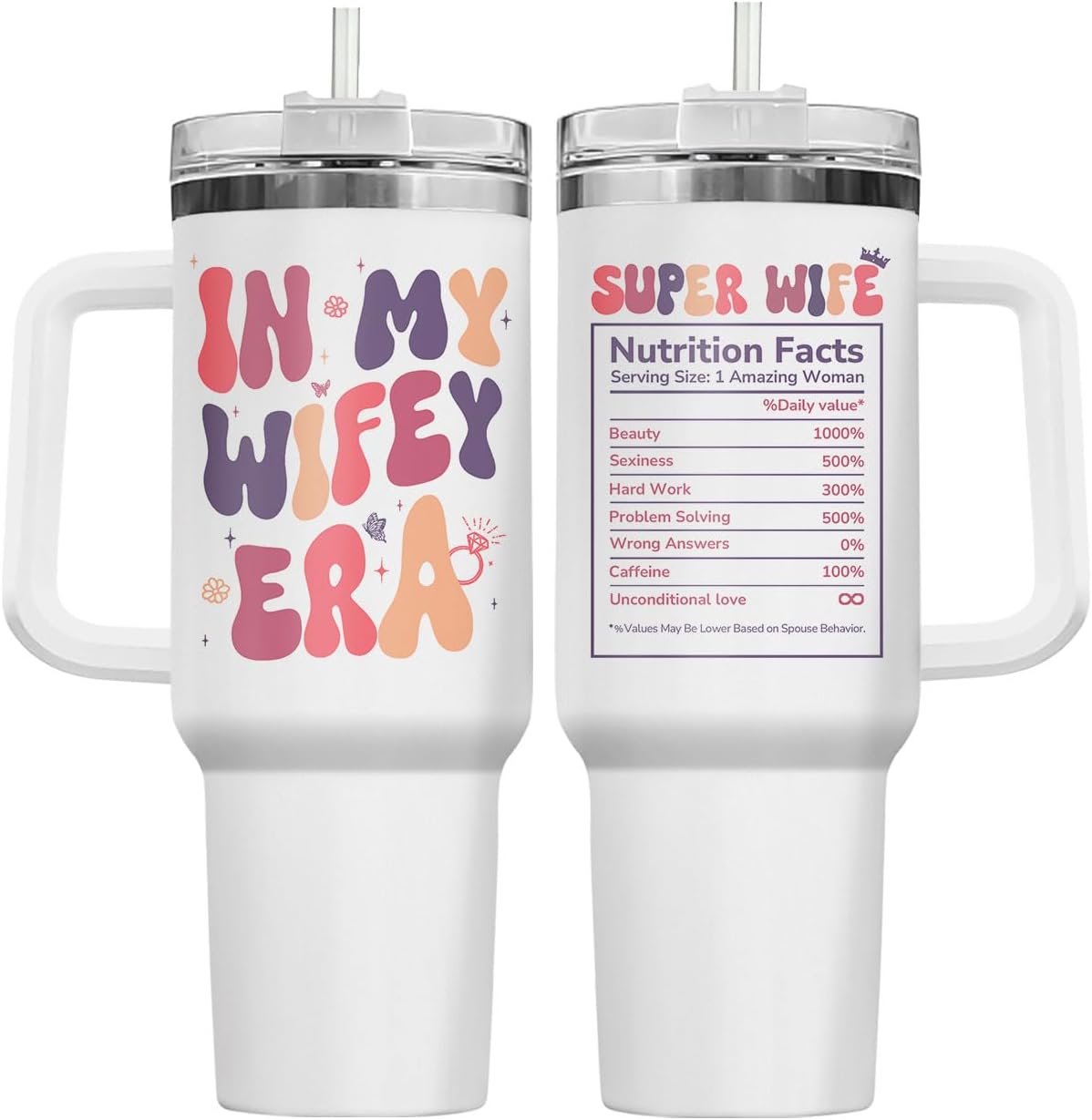 Dumpster Fire This Little 40 oz Tumbler with Handle, Spooky Lover Gift | Gifts for Him Her, Friends & Coworkers