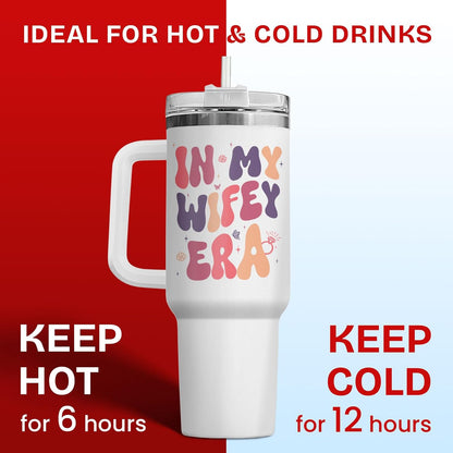 Dumpster Fire This Little 40 oz Tumbler with Handle, Spooky Lover Gift | Gifts for Him Her, Friends & Coworkers