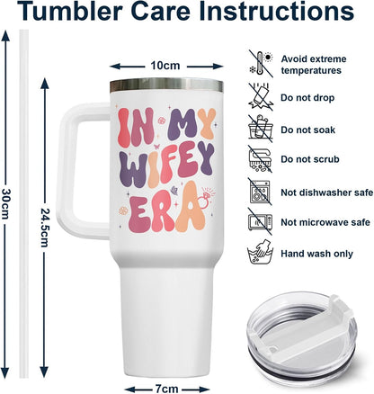 Dumpster Fire This Little 40 oz Tumbler with Handle, Spooky Lover Gift | Gifts for Him Her, Friends & Coworkers