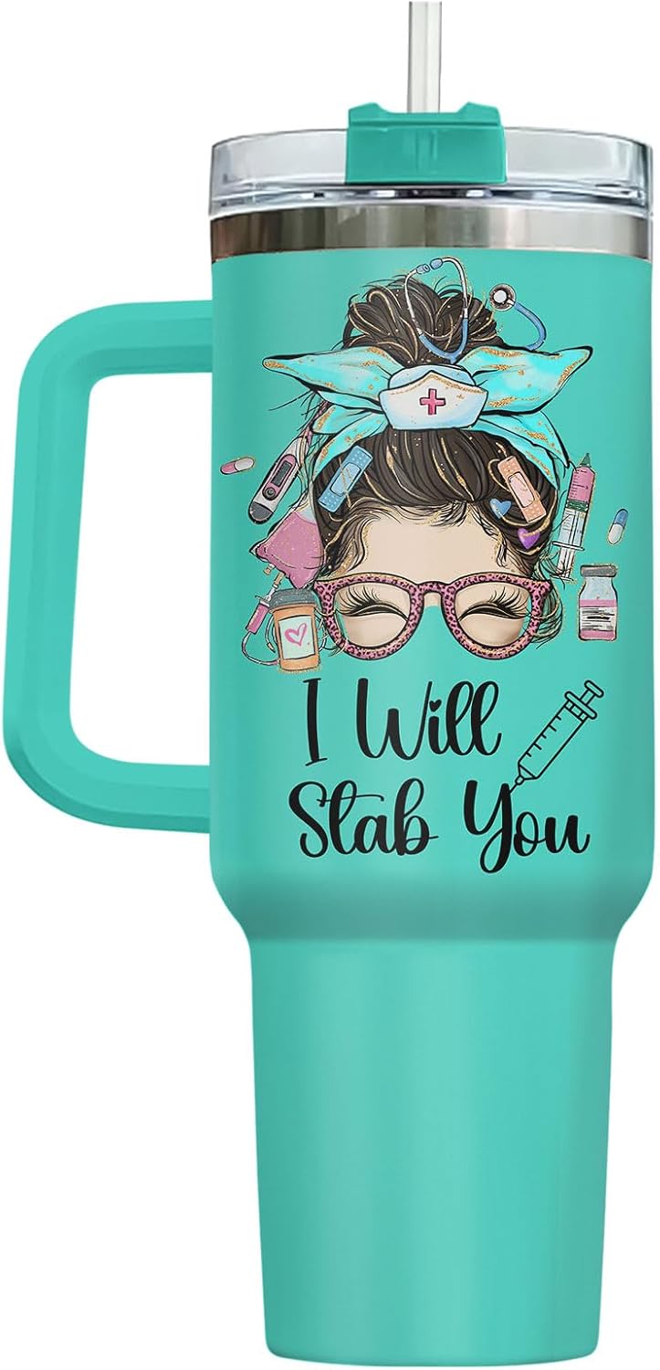Dumpster Fire This Little 40 oz Tumbler with Handle, Spooky Lover Gift | Gifts for Him Her, Friends & Coworkers