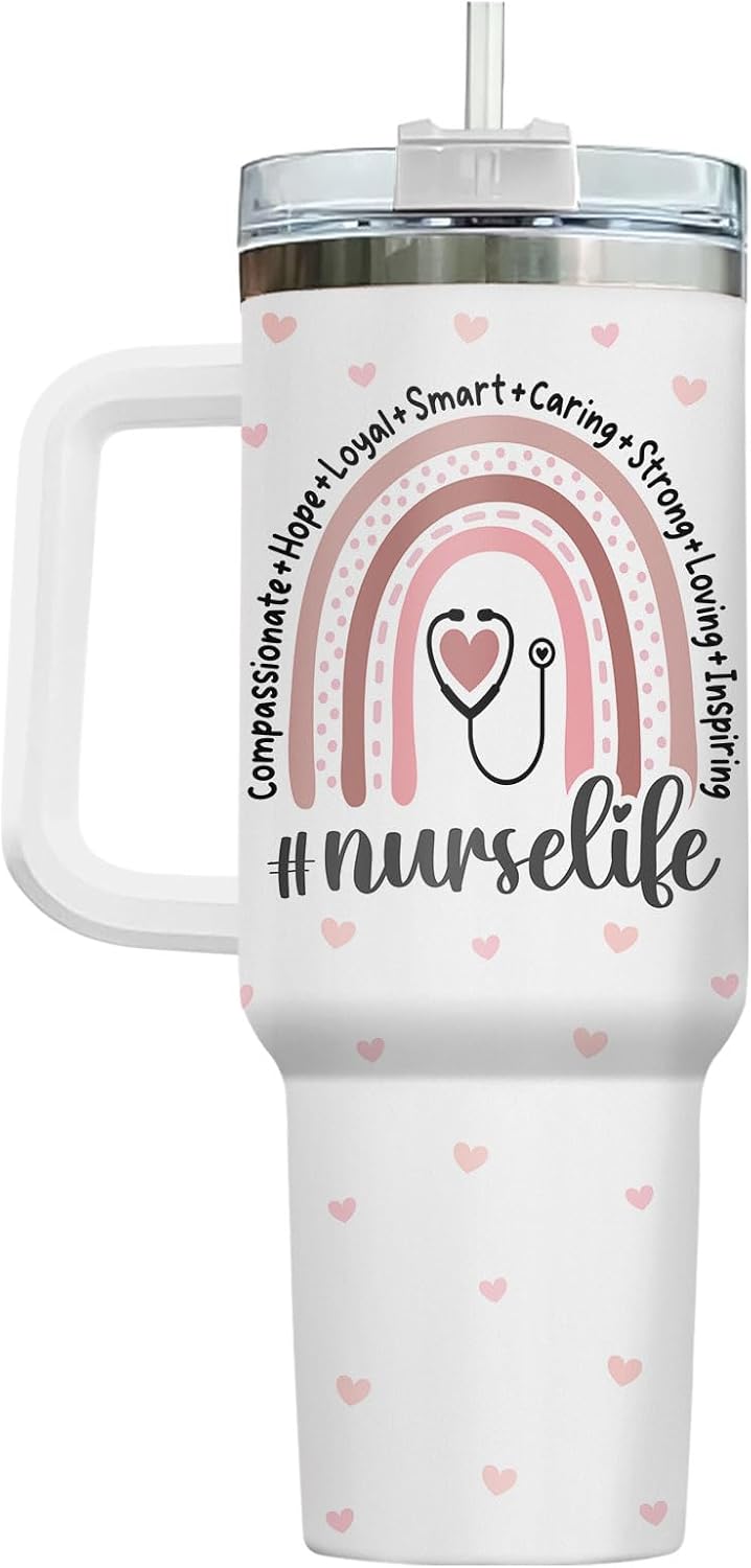 Dumpster Fire This Little 40 oz Tumbler with Handle, Spooky Lover Gift | Gifts for Him Her, Friends & Coworkers