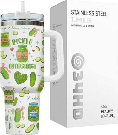 Dumpster Fire This Little 40 oz Tumbler with Handle, Spooky Lover Gift | Gifts for Him Her, Friends & Coworkers