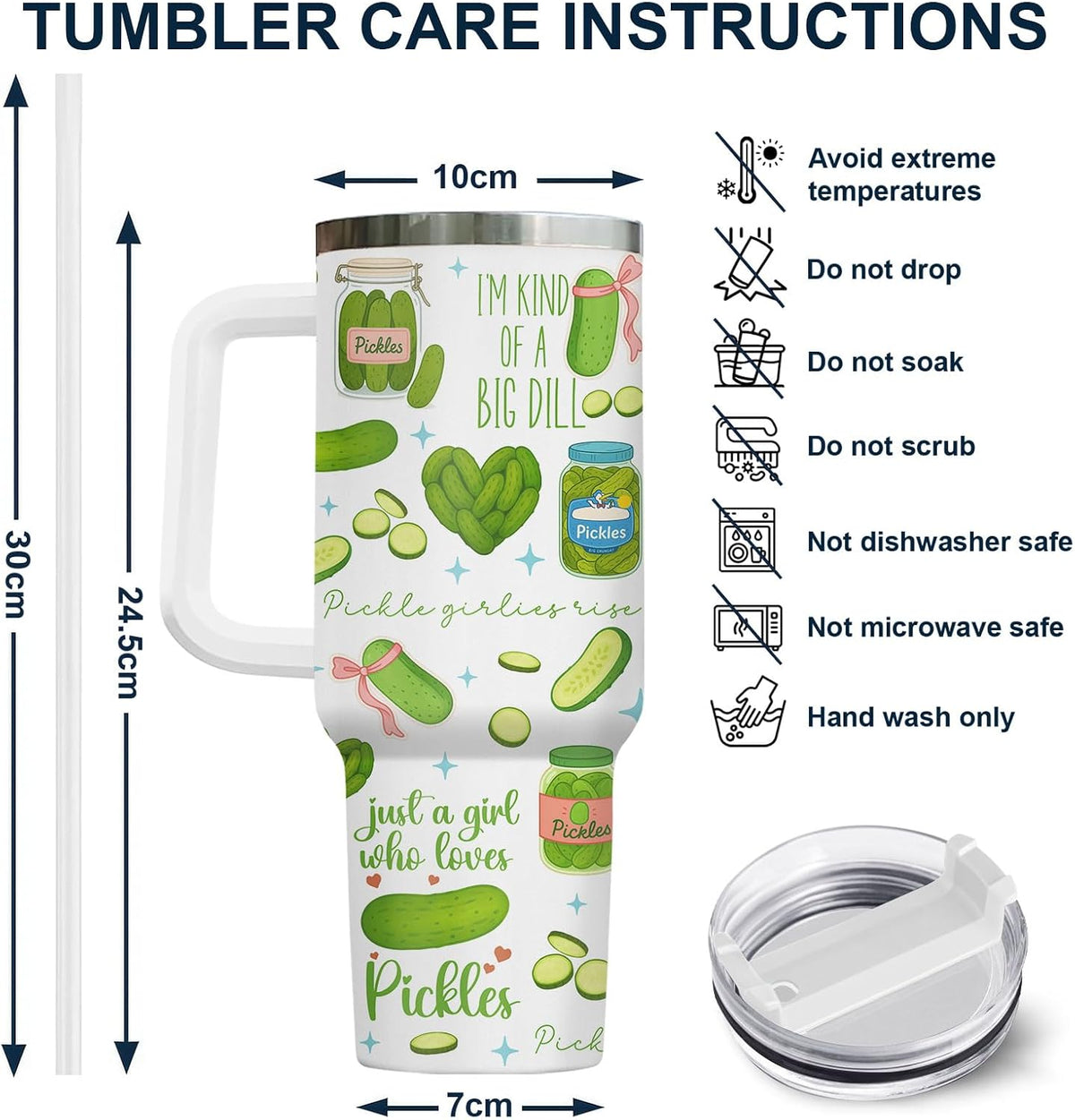 Dumpster Fire This Little 40 oz Tumbler with Handle, Spooky Lover Gift | Gifts for Him Her, Friends & Coworkers