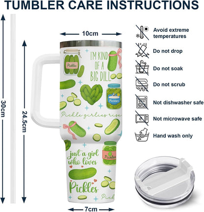 Dumpster Fire This Little 40 oz Tumbler with Handle, Spooky Lover Gift | Gifts for Him Her, Friends & Coworkers
