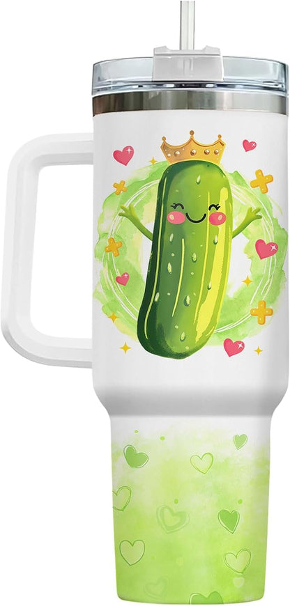 Dumpster Fire This Little 40 oz Tumbler with Handle, Spooky Lover Gift | Gifts for Him Her, Friends & Coworkers