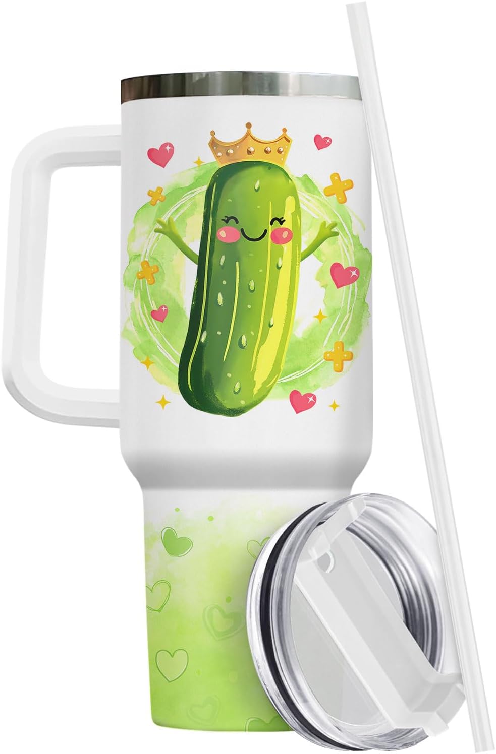 Dumpster Fire This Little 40 oz Tumbler with Handle, Spooky Lover Gift | Gifts for Him Her, Friends & Coworkers