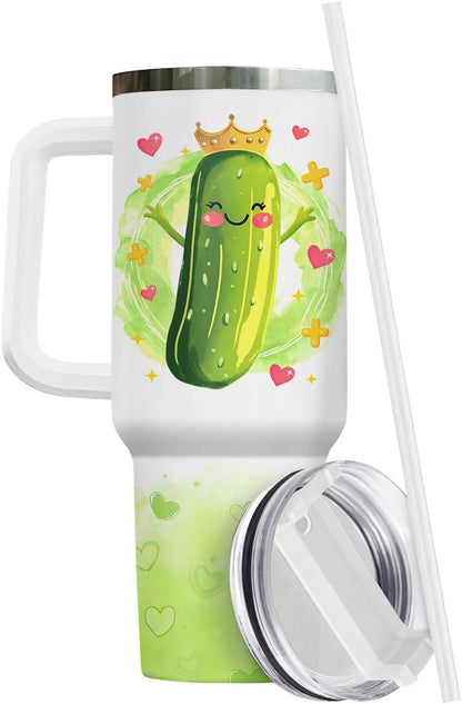 Dumpster Fire This Little 40 oz Tumbler with Handle, Spooky Lover Gift | Gifts for Him Her, Friends & Coworkers