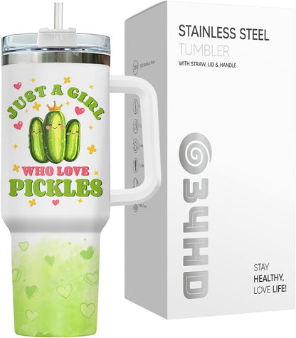 Dumpster Fire This Little 40 oz Tumbler with Handle, Spooky Lover Gift | Gifts for Him Her, Friends & Coworkers