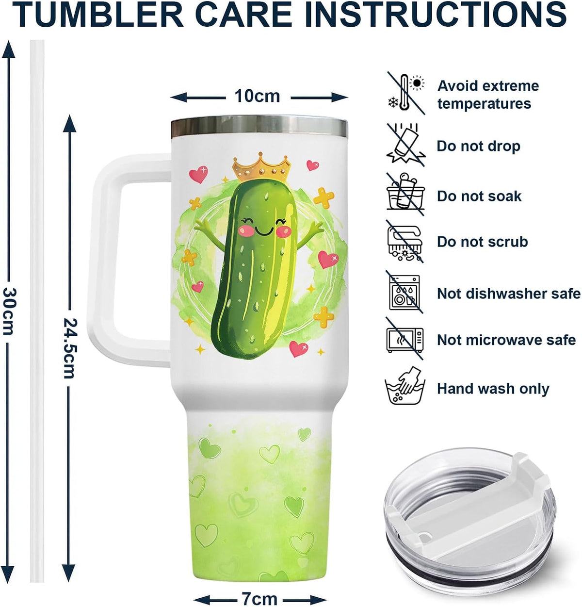 Dumpster Fire This Little 40 oz Tumbler with Handle, Spooky Lover Gift | Gifts for Him Her, Friends & Coworkers