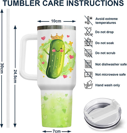 Dumpster Fire This Little 40 oz Tumbler with Handle, Spooky Lover Gift | Gifts for Him Her, Friends & Coworkers