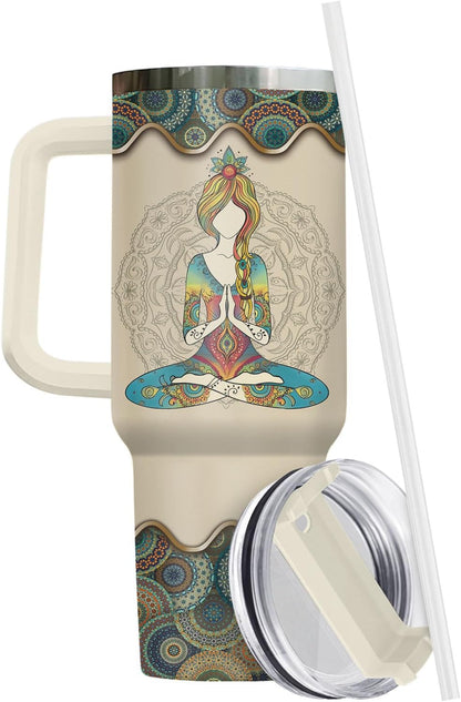 Dumpster Fire This Little 40 oz Tumbler with Handle, Spooky Lover Gift | Gifts for Him Her, Friends & Coworkers