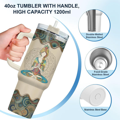 Dumpster Fire This Little 40 oz Tumbler with Handle, Spooky Lover Gift | Gifts for Him Her, Friends & Coworkers