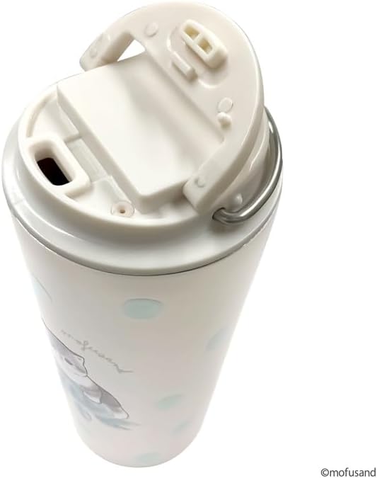 mofusand Vacuum Double Layer Carry Tumbler, 12.2 fl oz (360 ml), Handle, Lid Included, Mug, Hot or Cold Insulated, Cute, Cat 53-2181