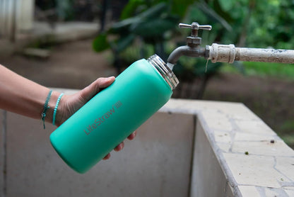 Go Series Insulated Steel Water Filter Bottle, 1 L, Aegean Sea