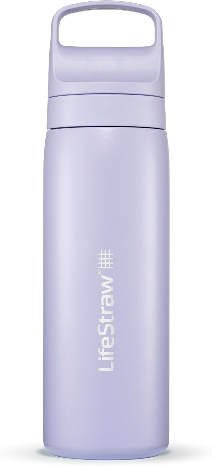 Go Series Insulated Steel Water Filter Bottle, 1 L, Aegean Sea