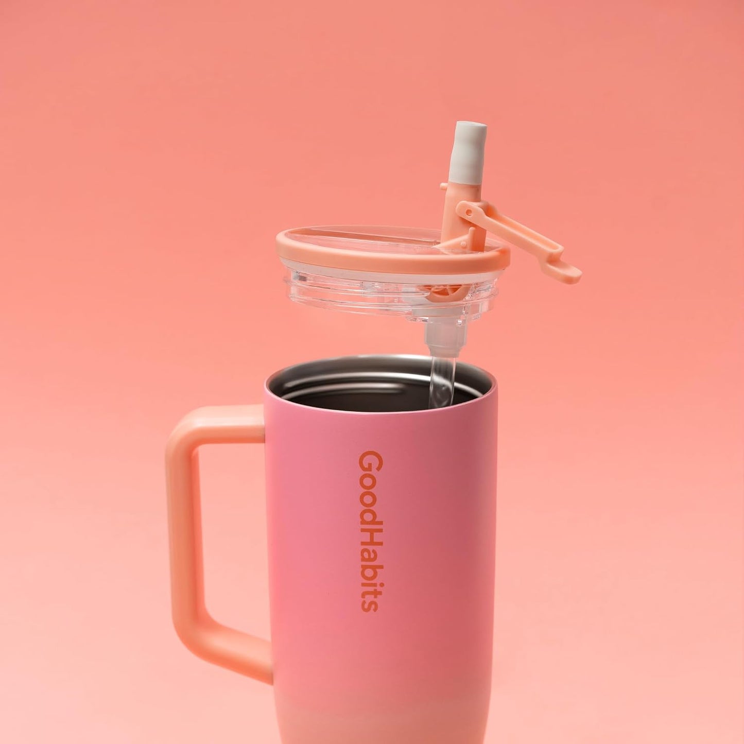 Tumbler 40oz Insulated Stainless Steel with Handle & Straw – Leak-Proof Dust-Free Lid, BPA-Free, Dishwasher Safe Travel Mug & Water Bottle – Keeps Drinks Cold 24H / Hot 12H (Lavender Mist)