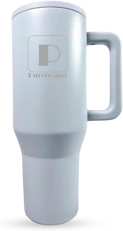 40 oz Tumbler. 100% Leak-Proof Spill-Proof Lid with Handle and Flip Straw. Double Wall Vacuum Insulated Stainless Steel for Hydration at Home Office Car Gym and Playgrounds (Black)