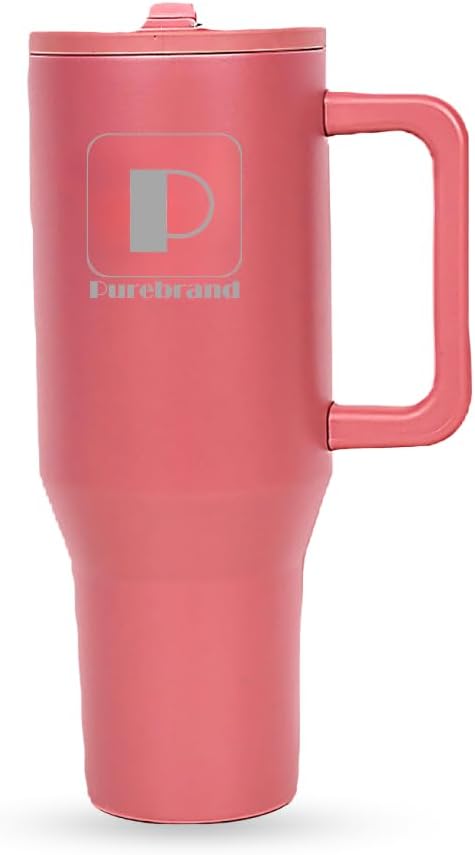 40 oz Tumbler. 100% Leak-Proof Spill-Proof Lid with Handle and Flip Straw. Double Wall Vacuum Insulated Stainless Steel for Hydration at Home Office Car Gym and Playgrounds (Black)