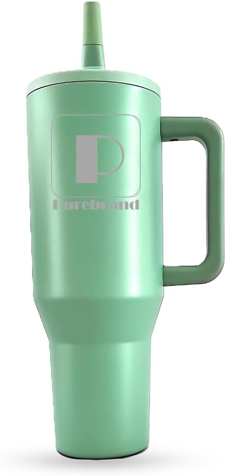 40 oz Tumbler. 100% Leak-Proof Spill-Proof Lid with Handle and Flip Straw. Double Wall Vacuum Insulated Stainless Steel for Hydration at Home Office Car Gym and Playgrounds (Black)