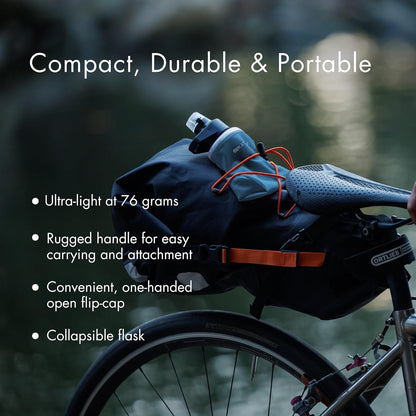 BeFree 1L Lightweight Collapsible Water Filter Bottle for Outdoors