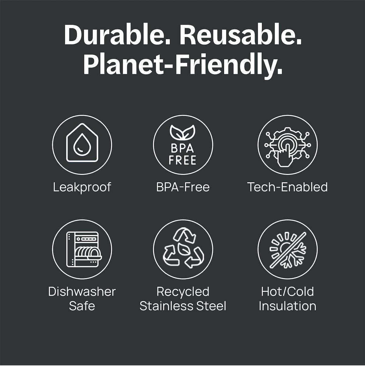 To Go Coffee Cup – Insulated Travel Coffee Mug with 360° Leak‑Safe Lid, Stainless Steel Coffee Tumbler for Hot/Cold, Spill‑Resistant, BPA‑Free - Salt, 12oz