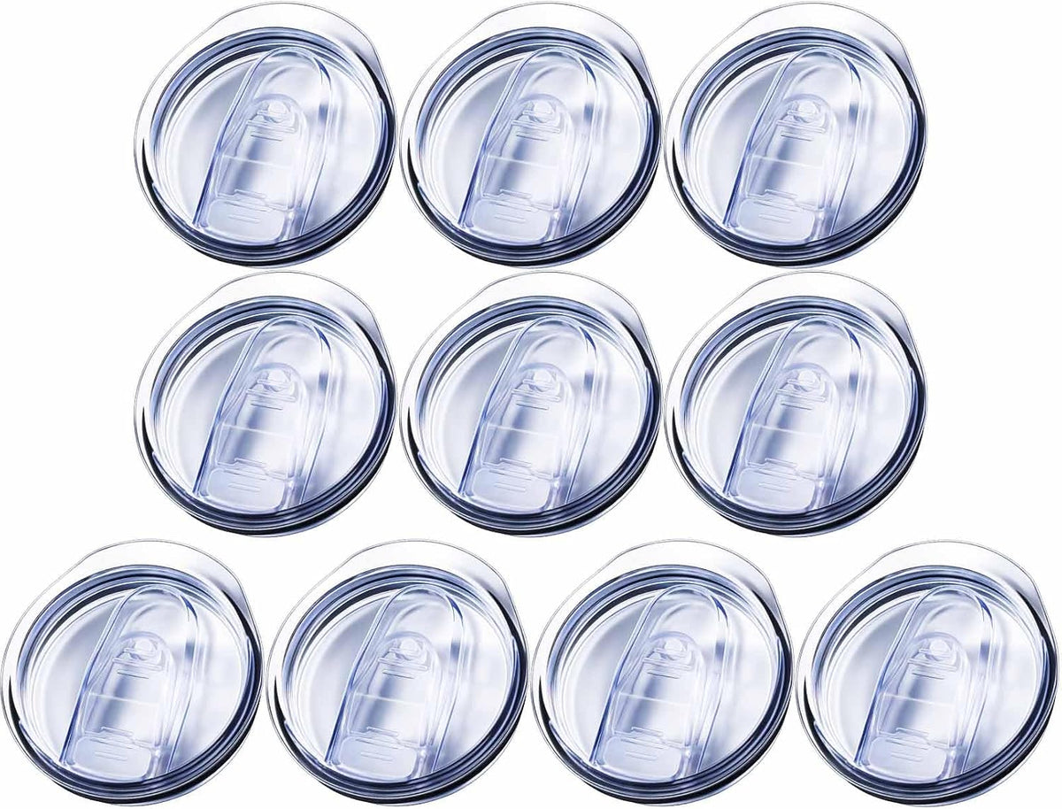 20oz Skinny Straight Body Stainless Steel Tumbler Replacement Lid，Spill Proof Splash Resistant Silicon Sliding cover for 2.76inch mouth，Straw Friendly for work, travel and Daily Life