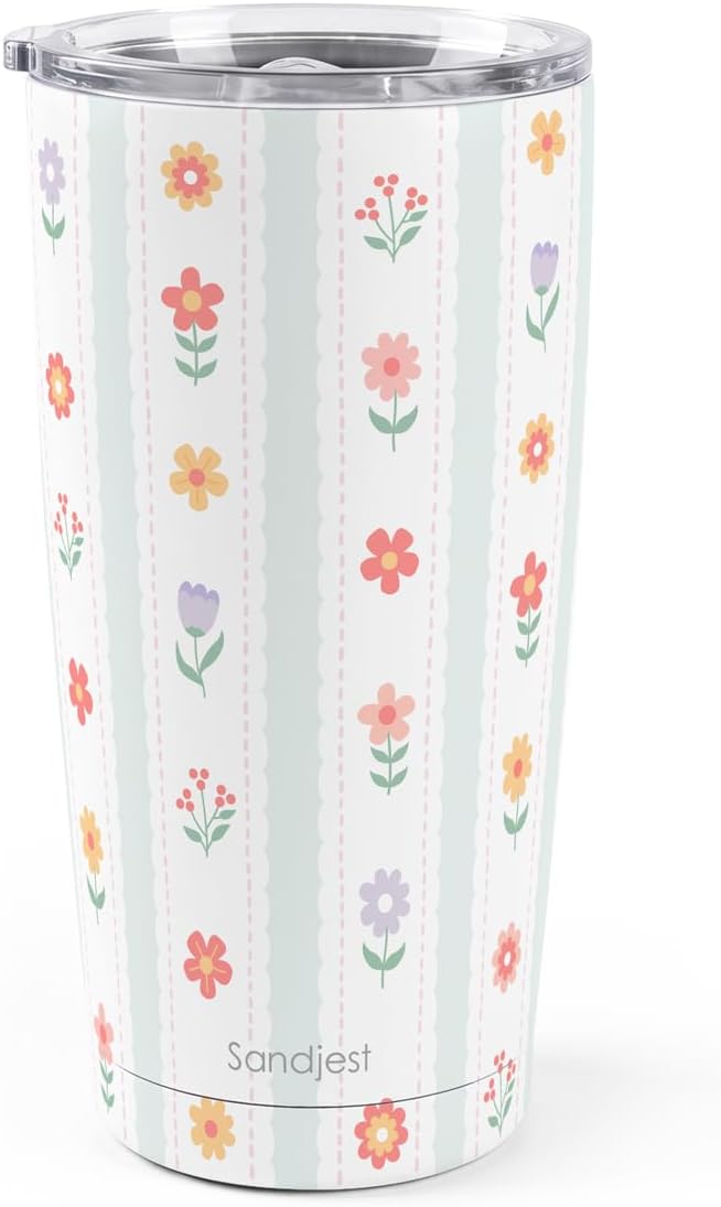 Pickleball Tumbler 20oz, Stainless Steel Travel Cup with Lid, Insulated Coffee Mug, Pickleballs Gifts for Women Girls Friends Sisters Players on Birthday Christmas