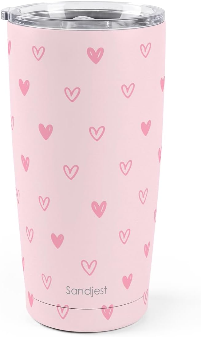 Pickleball Tumbler 20oz, Stainless Steel Travel Cup with Lid, Insulated Coffee Mug, Pickleballs Gifts for Women Girls Friends Sisters Players on Birthday Christmas